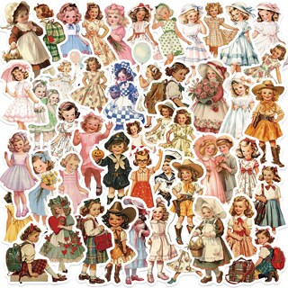 Foto 1 | Foto 1 | Set De Pegatinas Retro Childhood 50 Unidades Para Niños Y Adultos - Venta Internacional.
