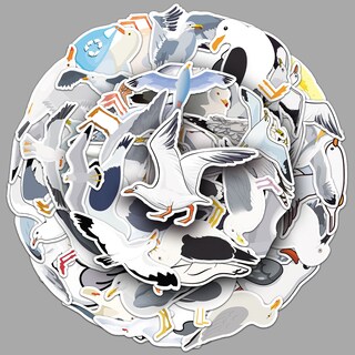 Foto 2 | Foto 2 | Adhesivos Seagull Para Portátil Botella De Agua Y Monopatín S X50 - Venta Internacional.