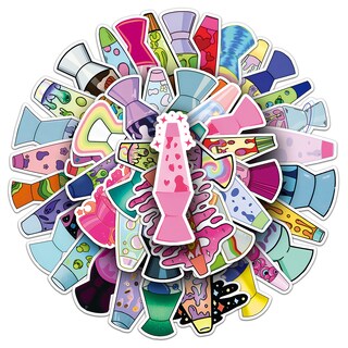 Foto 2 | Foto 2 | Paquete De Pegatinas Creative Lightbulb World 50 Unidades Impermeables - Venta Internacional.