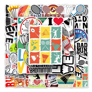 Foto 1 | Foto 1 | Pegatinas Deportivas De Bádminton 50 Unidades Impermeables Y Duraderas - Venta Internacional.
