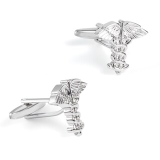 Foto 1 | Foto 1 | Cuff Links Generic Silver Tone Caduceus Para Hombre - Venta Internacional.