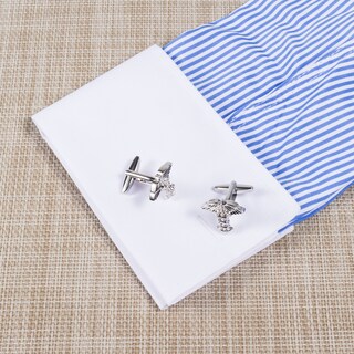Foto 2 | Foto 2 | Cuff Links Generic Silver Tone Caduceus Para Hombre - Venta Internacional.