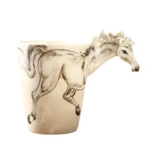 Foto 1 | Foto 1 | Taza De Cerámica Con Forma De Caballo 350 Ml Diseño Animal Único - Venta Internacional.