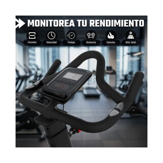 Foto 2 | Foto 2 | Bicicleta Spinning Fija Estatica Ejercicio Monitor Cardiaco Centurfit