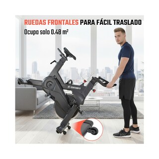 Foto 7 | Foto 7 | Bicicleta Spinning Fija Estatica Ejercicio Monitor Cardiaco Centurfit