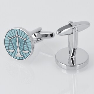 Foto 2 | Foto 2 | Cufflinks Blue Balance Báscula Para Hombre Cobre 17 Mm X 17 Mm - Venta Internacional.