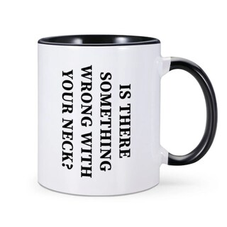 Foto 1 | Foto 1 | Taza Divertida Con La Canción «¿le Pasa Algo A Tu Cuello?» 325 Ml - Venta Internacional.