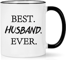 Taza De Café De Cerámica Best Husband Ever 350 Ml - Venta Internacional.