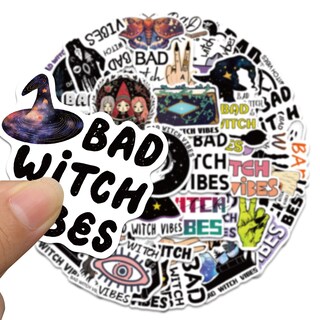 Foto 2 | Foto 2 | Paquete De Pegatinas Bad Witch Vibes Gothic Magic 50 Unidades - Venta Internacional.