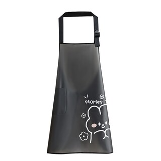 Foto 1 | Foto 1 | Delantal Impermeable De Tpu Para Mujer Con Bonito Estampado De Dibujos Animados - Venta Internacional.