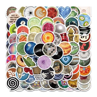 Foto 1 | Foto 1 | Set De Pegatinas Retro Doodle De Vinilo 50 Unidades Impermeables Y Duraderas - Venta Internacional.