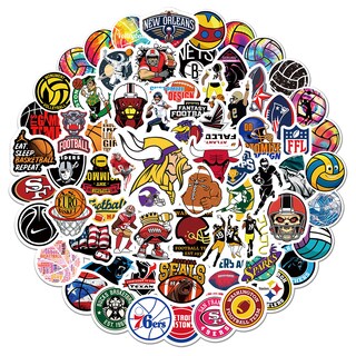 Foto 2 | Foto 2 | Paquete De Pegatinas Deportivas De Vinilo Impermeables 50 Unidades Para Regazo - Venta Internacional.