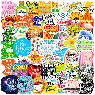Foto 1 | Foto 1 | Paquete De Pegatinas Con Citas Inspiradoras 50 Unidades Colorful Motivati - Venta Internacional.