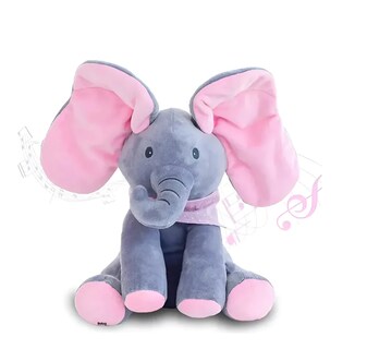 Foto 2 | Foto 2 | Peluche Musical Belug Elefante Rosa Gris