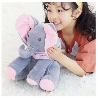 Foto 3 | Foto 3 | Peluche Musical Belug Elefante Rosa Gris