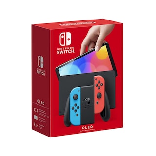 Foto 2 | Foto 2 | Nintendo Switch Oled 64gb Wi-fi Neón Azul / Rojo