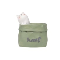 Maceta De Resina Flowerpot Cartoon Cat Creative 500 G - Venta Internacional.