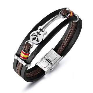 Foto 1 | Foto 1 | Pulsera De Acero Inoxidable Para Hombre Estilo Punk Rock - Venta Internacional.