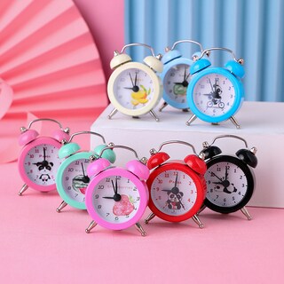 Foto 2 | Foto 2 | Reloj Despertador Mini Cartoon Con Diseño De Kiwis Color Azul Twin B - Venta Internacional.