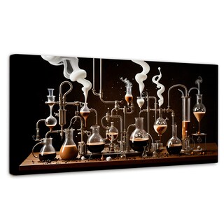 Foto 1 | Foto 1 | Cuadro Decorativo Para Sala Canvas Misterio Café 120x60