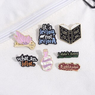 Foto 2 | Foto 2 | Juego De Broches De Aleación Esmaltada Con Tema De Libro Creativo - Venta Internacional.