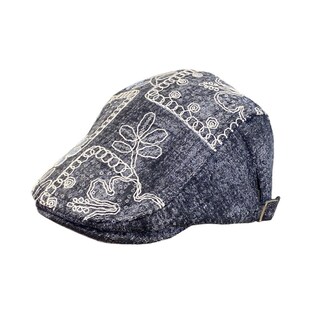 Foto 1 | Foto 1 | Gorra De Mezclilla Plana Con Estampado De Bandana Gatsby Newsboy Para Hombre - Venta Internacional.