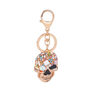 Foto 1 | Foto 1 | Llavero Creative Skull Con Diamantes De Imitación De Colores - Venta Internacional.