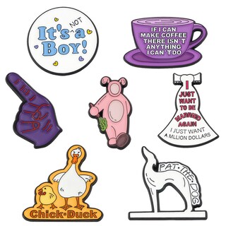 Foto 1 | Foto 1 | Conjunto De Broches Con Estampado De Dibujos Animados Colorida Creativa Aleación Solapa - Venta Internacional.