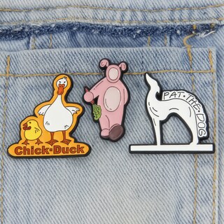 Foto 2 | Foto 2 | Conjunto De Broches Con Estampado De Dibujos Animados Colorida Creativa Aleación Solapa - Venta Internacional.