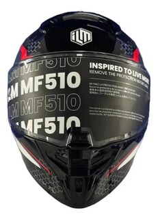 Foto 3 | Foto 3 | Casco Moto Integral Ilm Mf510 Lightning Certificado Moteros