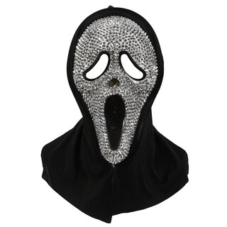 Foto 1 | Foto 1 | Mascarilla Crystal Screaming Ghost Sparkling Pvc Halloween - Venta Internacional.