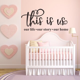 Foto 1 | Foto 1 | Adhesivo De Pared «this Is Us Family Quote Our Life Our Story» - Venta Internacional.