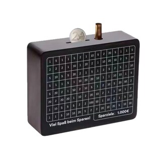 Foto 1 | Foto 1 | Caja De Ahorro De Madera Retro Para Guardar Monedas Home Piggy Bank Con Rejilla - Venta Internacional.