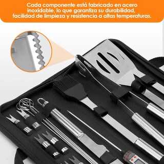Foto 4 | Foto 4 | Lab.g Juego De Barbacoa Utensilios De Parrilla Inoxidable Plateado