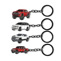 Juego De Llaveros De Aleación De Zinc Para Vehículos Todoterreno Paquete De 4 - Venta Internacional.