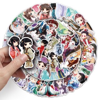 Foto 2 | Foto 2 | Paquete De Pegatinas De Vinilo Con Dibujos Animados De Estilo Chino 59 Unidades - Venta Internacional.