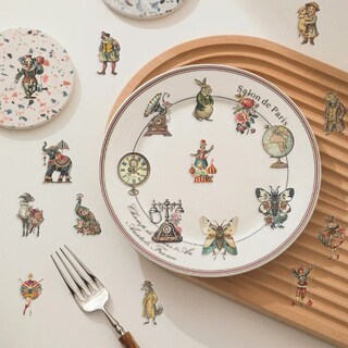 Foto 2 | Foto 2 | Paquete De Pegatinas Victorianas Retro De Vinilo Impermeable 50 Unidades - Venta Internacional.