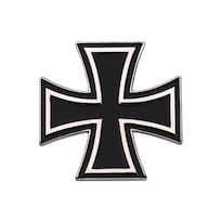 Blusa Brooch Pin Classic Cross Retro Black Esmalte De Aleación P - Venta Internacional.