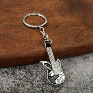 Foto 2 | Foto 2 | Guitarra Creativa Con Llavero Con Notas Musicales Miniinstrumento Musical - Venta Internacional.