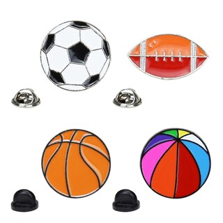 Foto 1 | Foto 1 | Juego De Broches Para Pelotas Deportivas Coloridas Aleación Esmalte Y Solapa Pi - Venta Internacional.