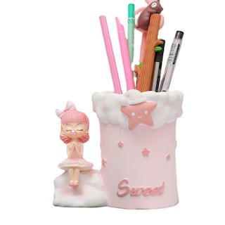 Foto 1 | Foto 1 | Soporte Para Bolígrafos De Resina Bubble Girl Bonito Portalápices Decorativo - Venta Internacional.