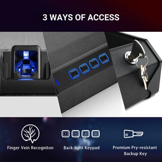 Foto 3 | Foto 3 | Bloqueo Biométrico Maxsafes Finger Vein Safe De Acceso Rápido - Venta Internacional.