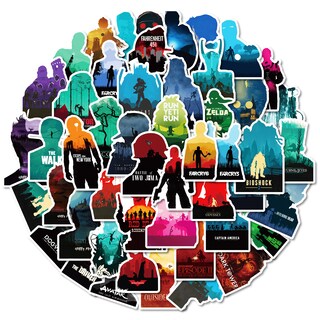 Foto 1 | Foto 1 | Paquete De Pegatinas Creative Silhouette Landscape 50 Unidades - Venta Internacional.