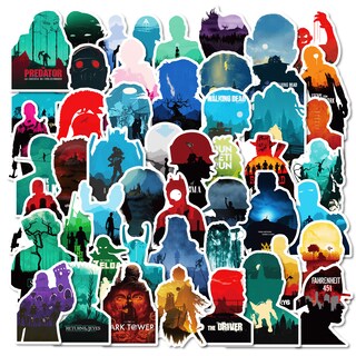 Foto 2 | Foto 2 | Paquete De Pegatinas Creative Silhouette Landscape 50 Unidades - Venta Internacional.