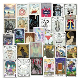 Foto 1 | Foto 1 | Paquete De Pegatinas Para Cartas De Tarot 110 Unidades Vinilo De Estilo Vintage - Venta Internacional.