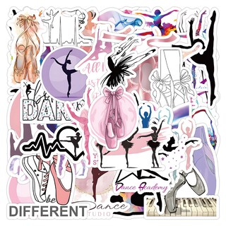 Foto 1 | Foto 1 | Paquete De Pegatinas De Danza Artística De Ballet 50 Unidades De Vinilo Impermeable - Venta Internacional.