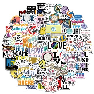 Foto 1 | Foto 1 | Calcomanías De Vinilo Para Deportes De Voleibol Impermeables (50 Unidades) - Venta Internacional.