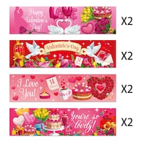 Calcomanías De Vinilo Impermeables Para El Día De San Valentín 50 Unidades - Venta Internacional.