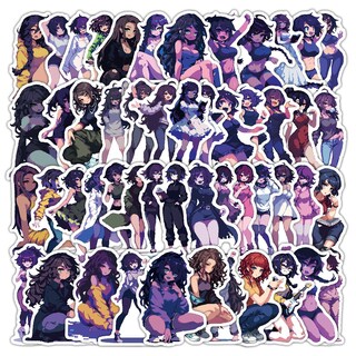 Foto 1 | Foto 1 | Paquete De Pegatinas Pixel Style Girl 54 Unidades Impermeables Para Adolescentes - Venta Internacional.
