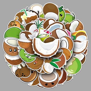 Foto 2 | Foto 2 | Paquete De Pegatinas De Vinilo Impermeable Con Temática De Coco 50 Unidades - Venta Internacional.